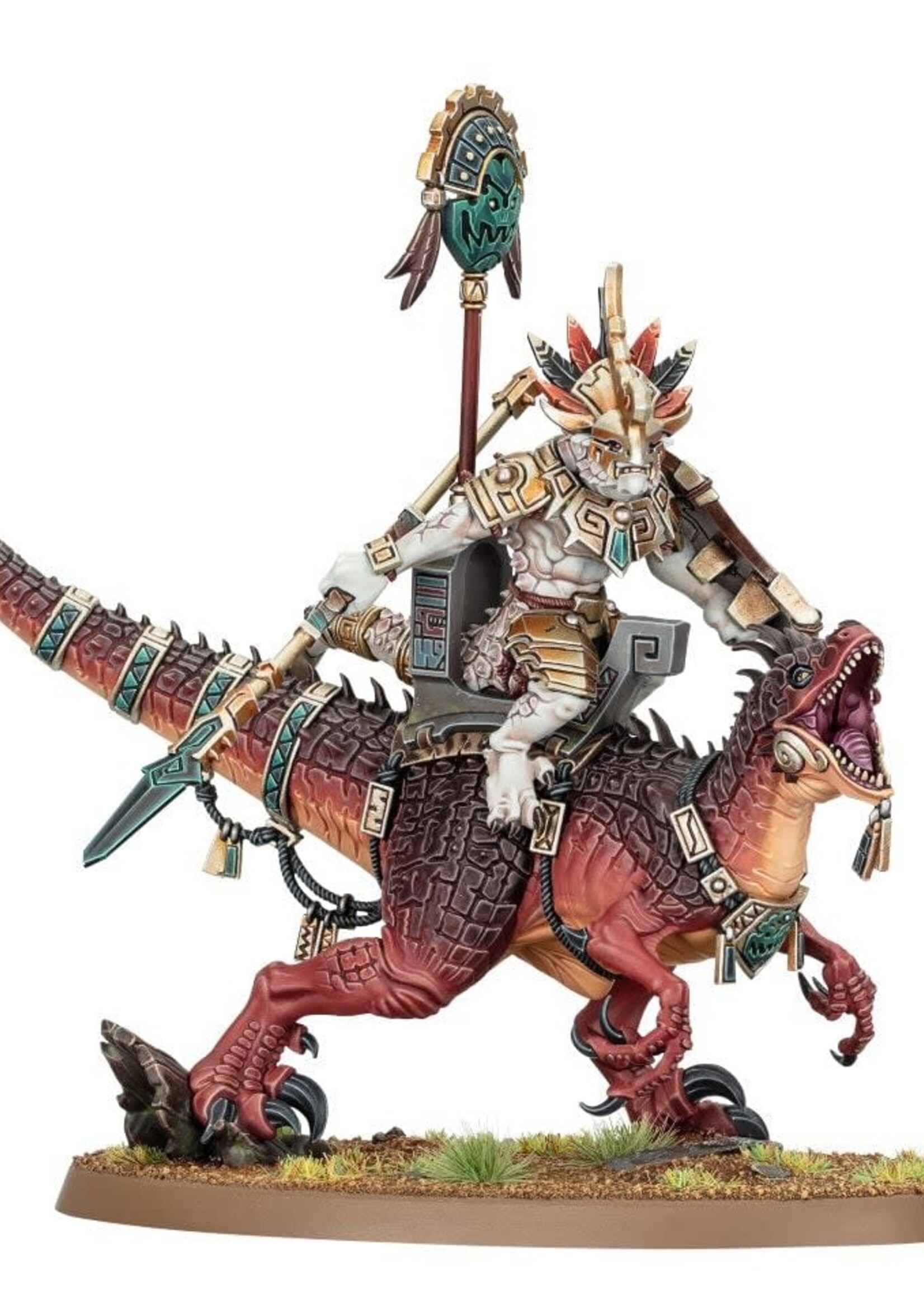 Games Workshop (GW) 88-24 SERAPHON:SAURUS SCAR-VETERAN ON AGGRADON AOS