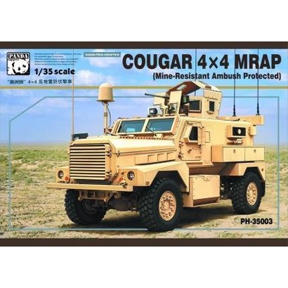 PANDA HOBBY (PHM) 35003 1/35 US Army Cougar 4x4 MRAP (Mine Resistant Ambush Protected) Vehicle
