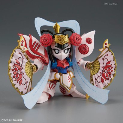 BANDAI MODEL KITS 224033 BB412 DiaoChan Qubeley & General?s Palanquin "BB Senshi Sangokuden" Bandai SD