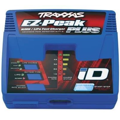 TRA - Traxxas 2970 EZ-Peak Plus 4amp NiMH/LiPo Charger w/iD Auto Batt