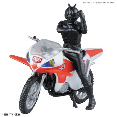 BANDAI MODEL KITS 221063 New Cyclone & Masked Rider 2 "Kamen Rider", Bandai Mecha Collection
