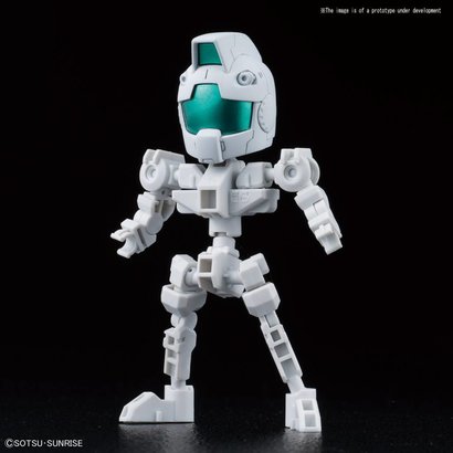 BANDAI MODEL KITS 225765 Cross Silhouette Frame (White) "Mobile Suit Gundam", Bandai SDGC S