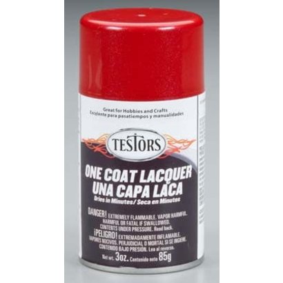 TES - Testors 1837M One Coat-Revving Red Spray 3oz