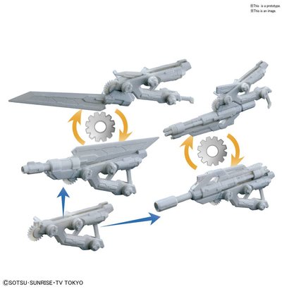 BANDAI MODEL KITS 225760 #38 Spinning Blaster "Gundam Build Divers", Bandai HGBC