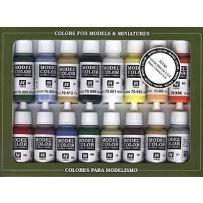 VLJ-VALLEJO ACRYLIC PAINTS VJ70140 - Basic USA Colors - Vallejo Paint Set