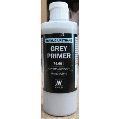 VLJ-VALLEJO ACRYLIC PAINTS 74601 - GREY PRIMER ACRY-POLY 200ML
