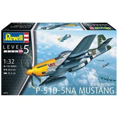RVL- Revell Germany 03944 1/32 P-51D Mustang Plastic aircraft model Kit