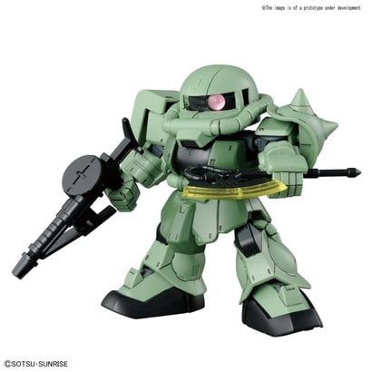 BANDAI MODEL KITS 230353 Cross Silhouette Zaku II "SD Gundam", Bandai SDCS Gundam