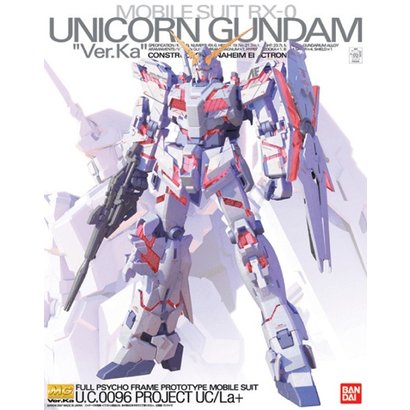 BANDAI MODEL KITS 152245 1/100 MG Unicorn Gundam (Ver. Ka)