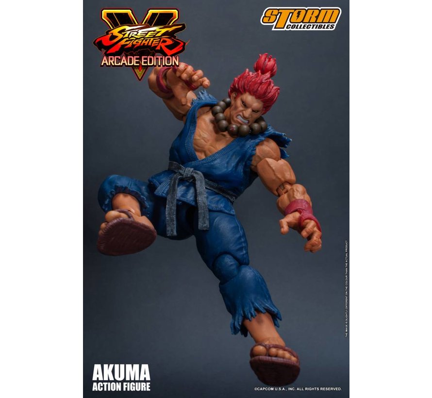 Street Fighter V Storm Collectibles Akuma Nostalgic Costume 1:12 Action Figure