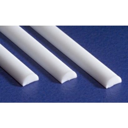 EVG - Evergreen 269- 243 Half Round .100" 2.5mm (3)