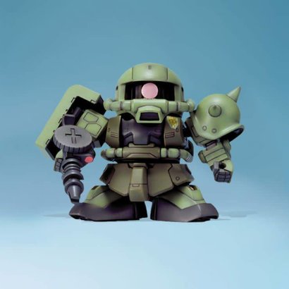 BANDAI MODEL KITS 103330 BB #218 MS-06F Zaku II, Bandai SD