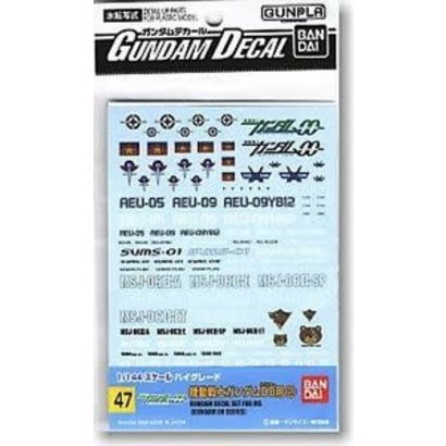 BANDAI MODEL KITS BAN153713 Gd-47 Gundam Oo Decals