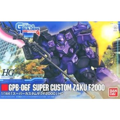 BANDAI MODEL KITS 165393: #3 Super Custom Zaku F2000 "GunPla Builders", Bandai HGGPB 1/144