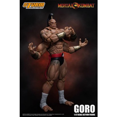 Storm Collectibles 87064 Goro "Mortal Kombat", Storm Collectibles 1:12 Action Figure