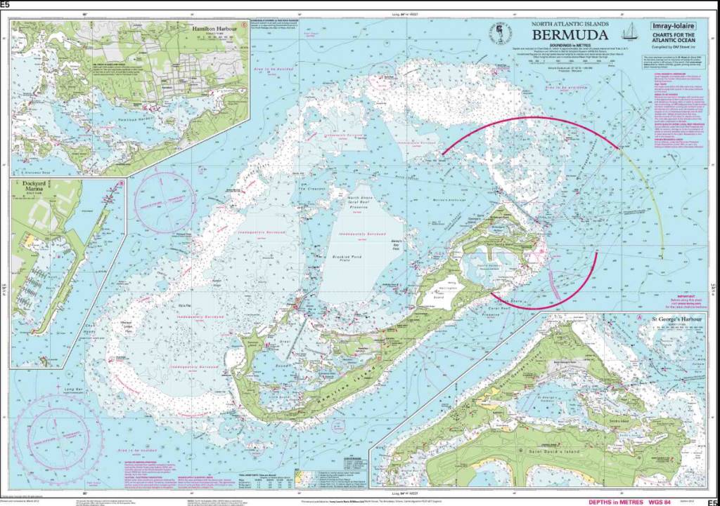 Ocean Depth Chart Bahamas