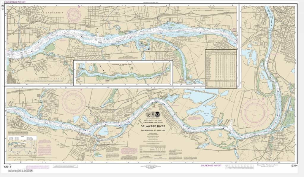 Delaware River Chart 12314