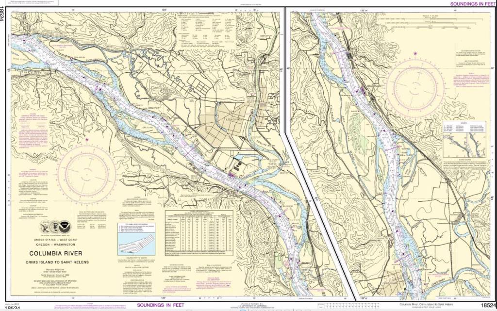 Columbia River Charts