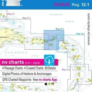 NP NV Charts Region 12.1  Virgin Islands, St. Thomas to Sombrero, 2019/20