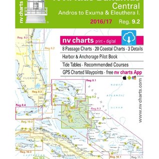 NP NV Charts Region 9.2 Bahamas Central , Andros to Exumas & Eleuthera Islands
