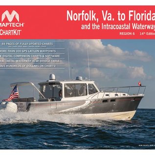MTP ChartKit  6 Norfolk, Va.  to Florida and the Intracoastal Waterway by Maptech 14 ED.(OLD EDITION)