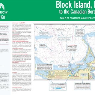MTP ChartKit  2 (OLD EDITION/REDUCED) Block Island to Canadian Border 17ED by Maptech
