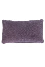 Purple Quilted Throw Pillow