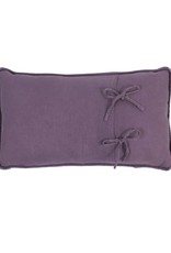 Purple Quilted Throw Pillow