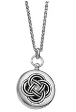 Brighton Brighton - Interlok Small Round Locket Necklace