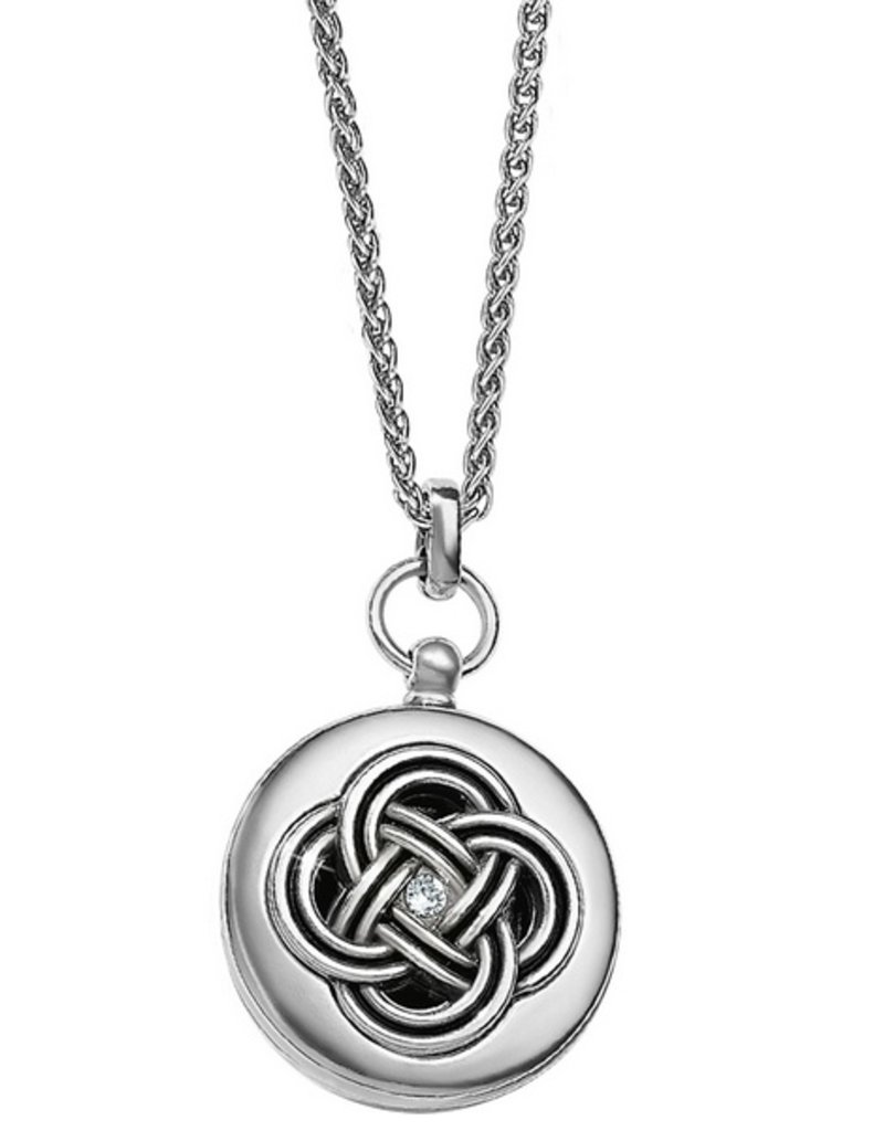 Brighton Brighton - Interlok Small Round Locket Necklace