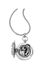 Brighton Brighton - Interlok Small Round Locket Necklace