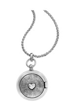 Brighton Brighton - Interlok Small Round Locket Necklace