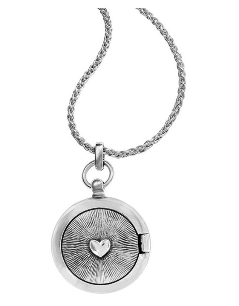 Brighton Brighton - Interlok Small Round Locket Necklace