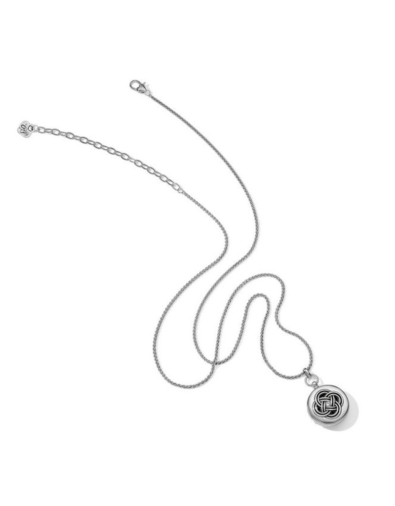 Brighton Brighton - Interlok Small Round Locket Necklace