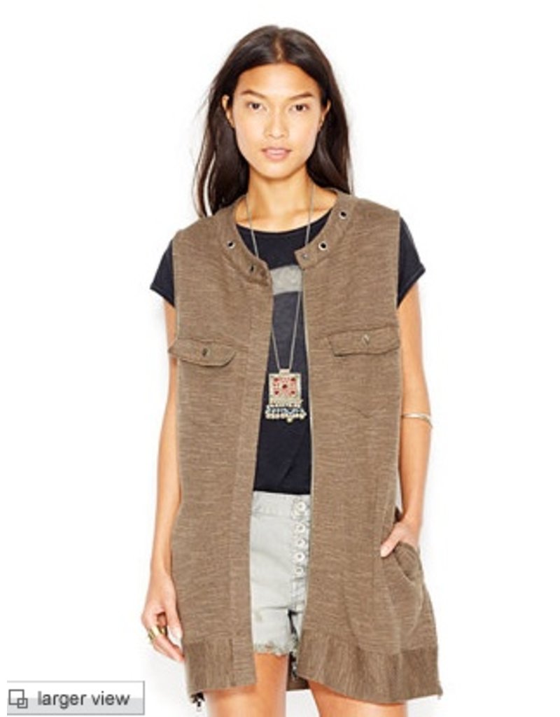 Free People Free People Slub-Knit Highway Vest