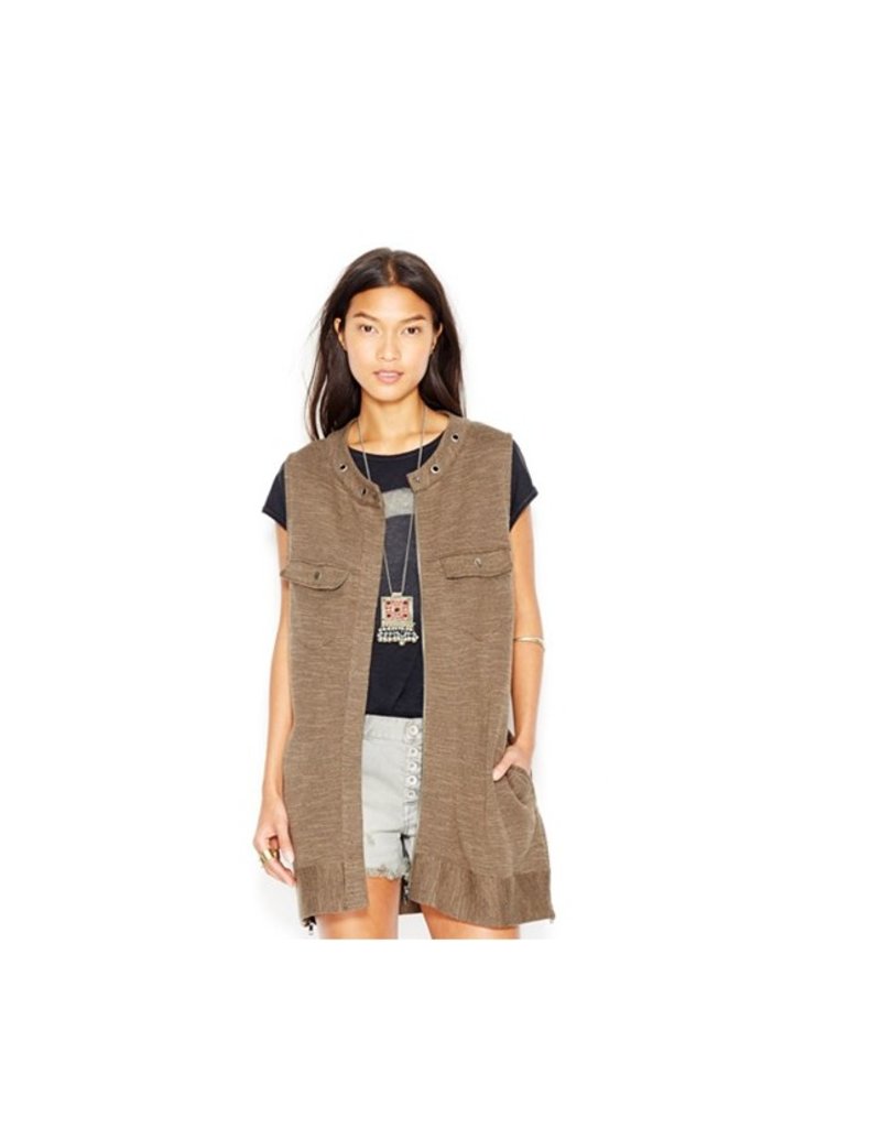 Free People Free People Slub-Knit Highway Vest