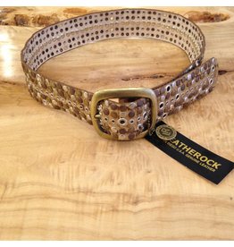 Leatherock Leatherock - Handmade Leather Belt w/ Rivets