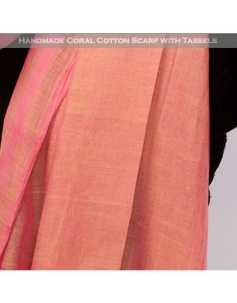 Sevya - Salika Tassels Scarf - Sherbert