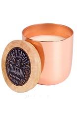 Paddywax Paddywax - Foundry 12oz Copper Tin w/ Wood Lid Bergamot & Mahogany Candle