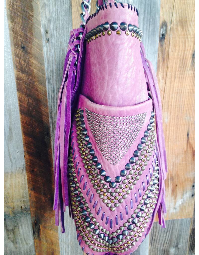 Kippy's Kippy's Leather - Raw Stictch Spike Bag W/ Handle