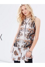 Free People Free People - Printed Flouncy Hem Slip