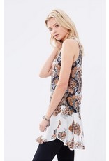 Free People Free People - Printed Flouncy Hem Slip
