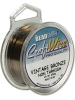 Craft  Wire 18ga. Vintage Bronze 7yd