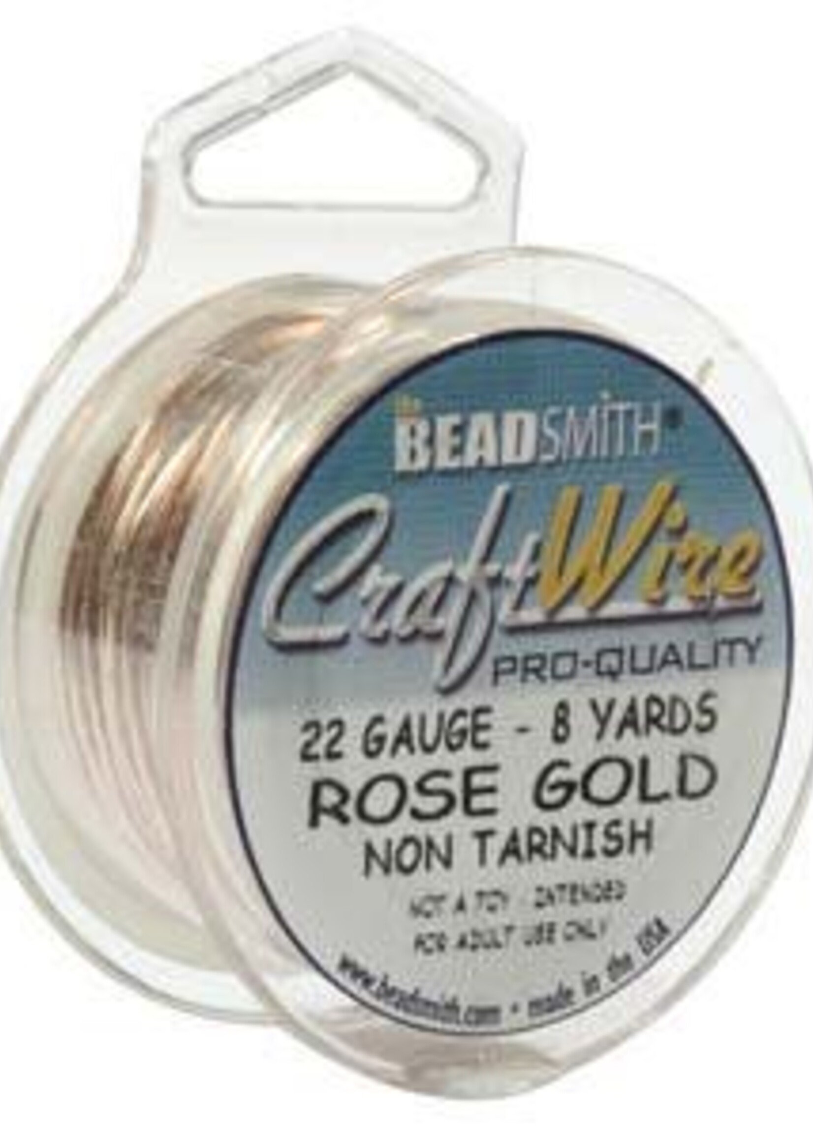 Craft Wire 20ga Rose Gold Plate 6yd