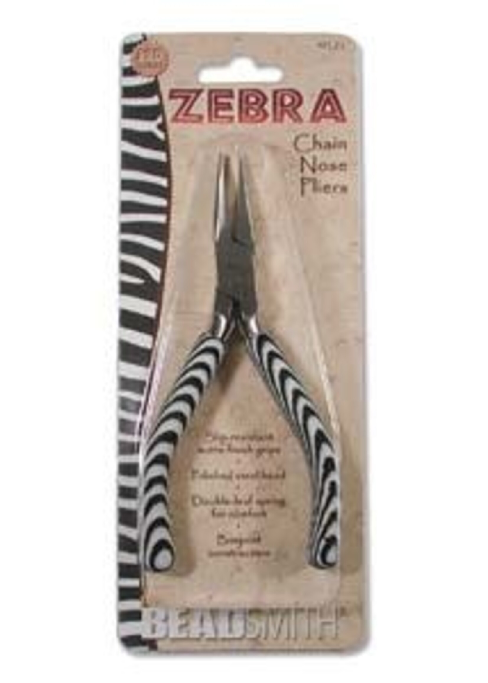 Zebra Chain Nose Pliers