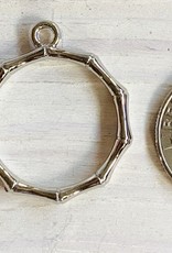 Bamboo Hoops Silver