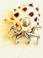 Octopus Bead Silver