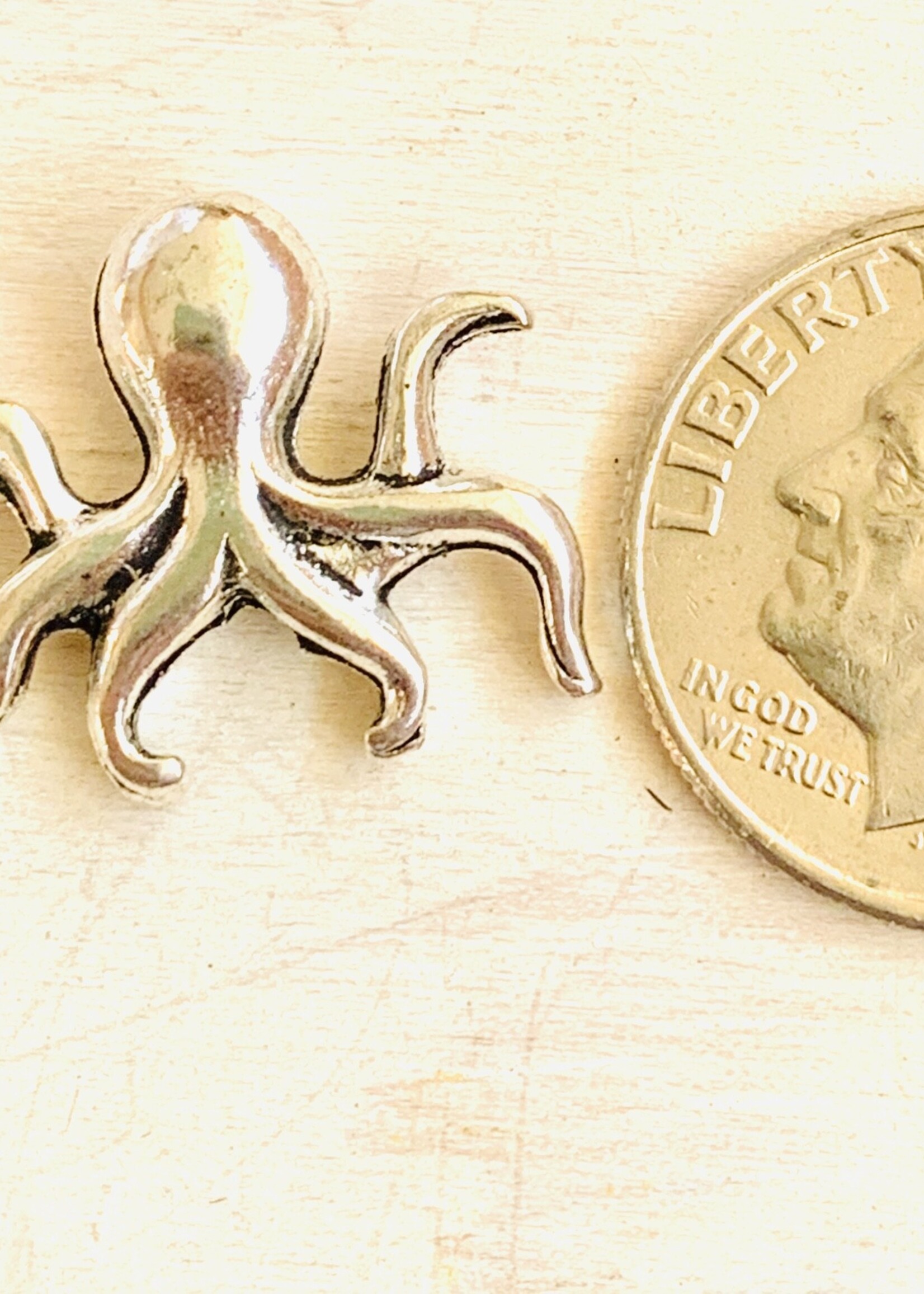 Octopus Bead Silver