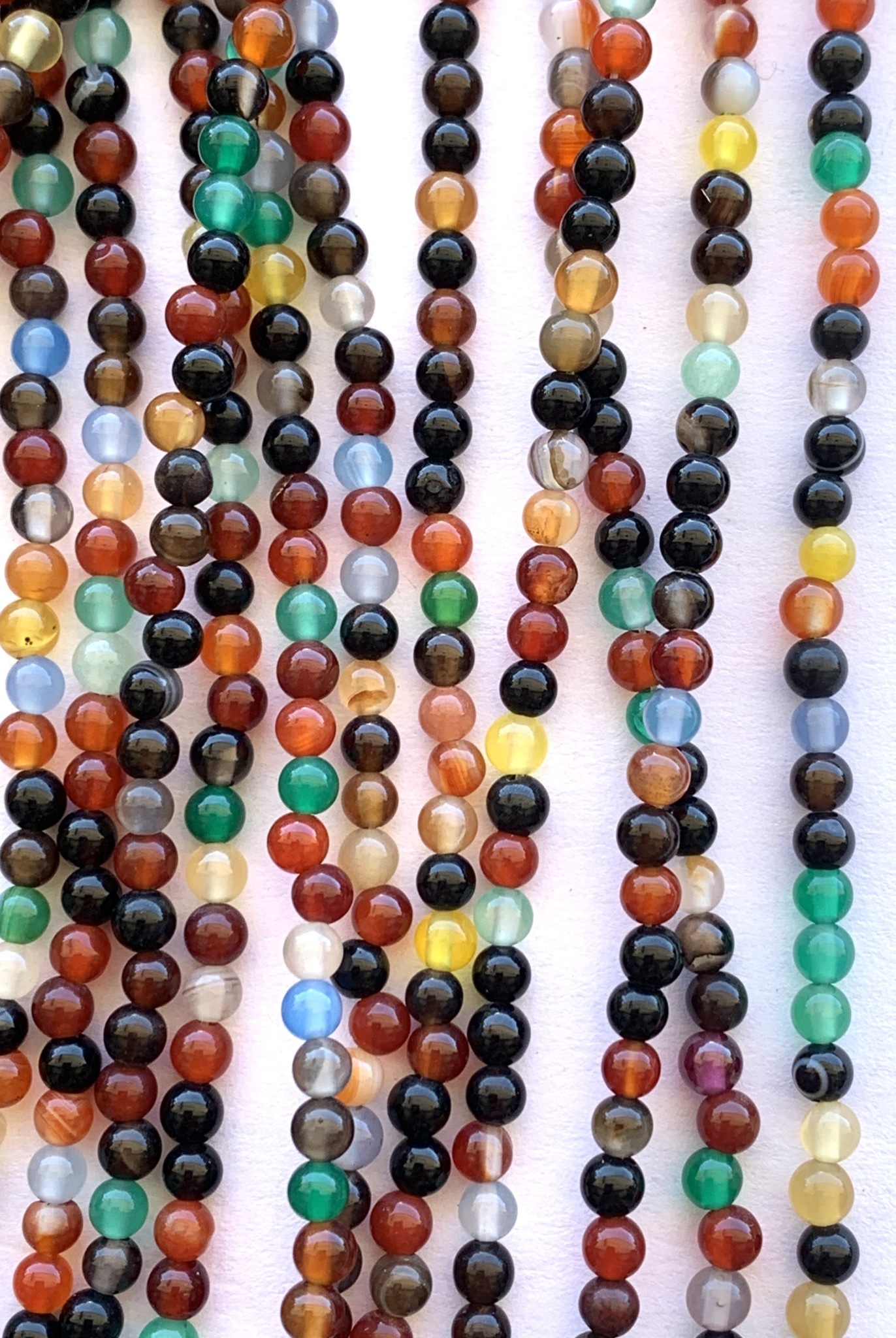 3mm Asst Gem Stone Strands