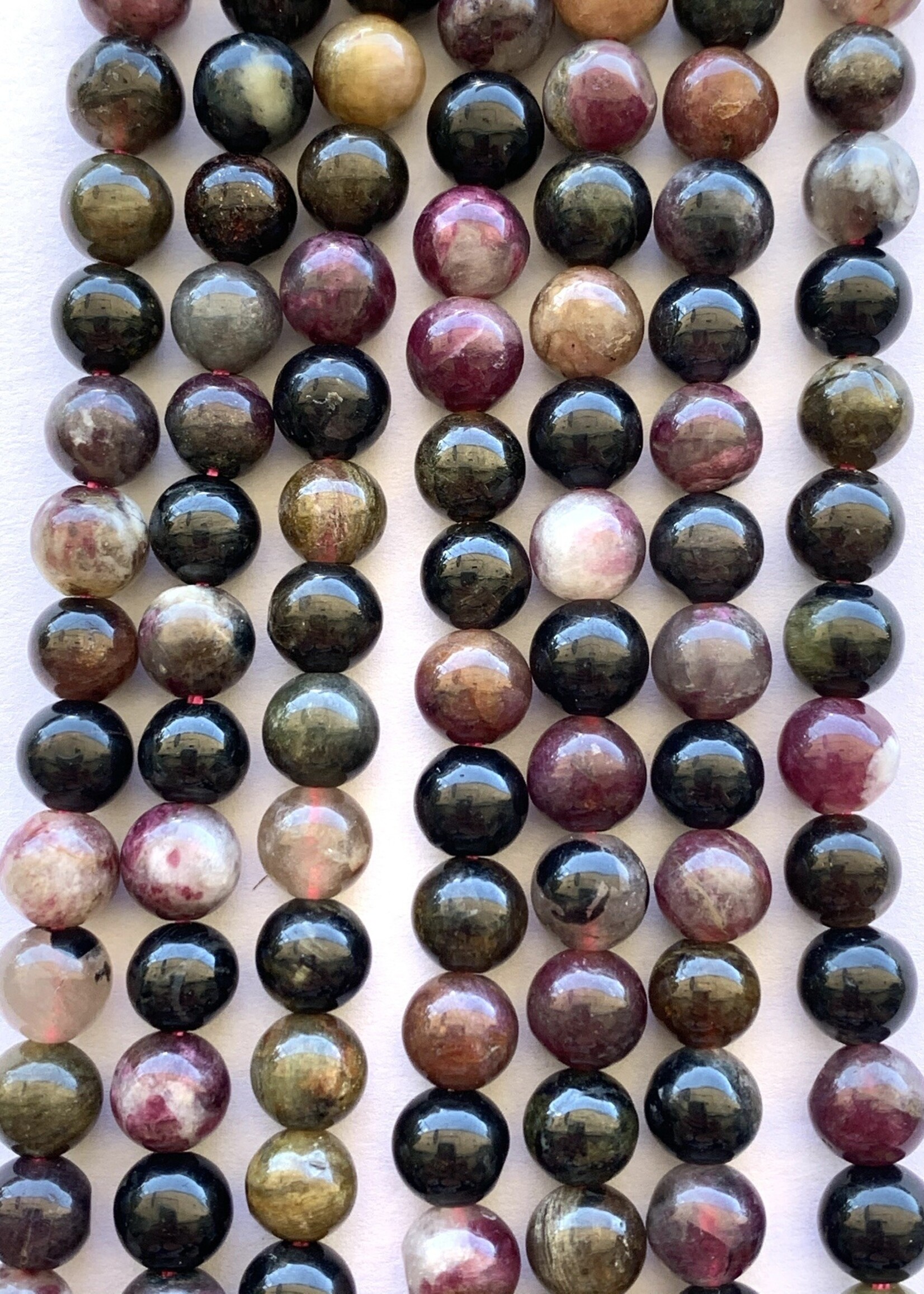 6mm Tourmaline Round Strand
